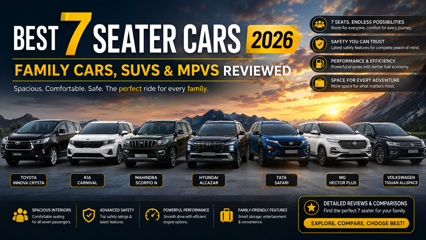 7 seater cars uk